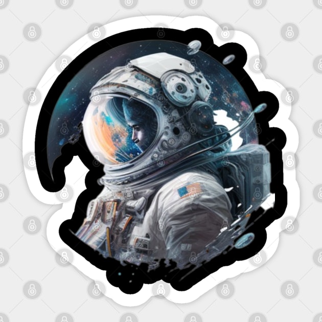Interstellar Pathfinder Sticker by The Tee Outlet